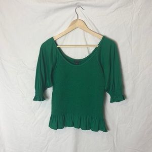 Ann Taylor Kelly Green Top (C)